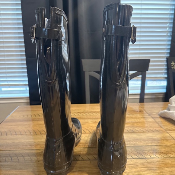 Hunter back adjustable black gloss rain boots - Picture 5 of 5